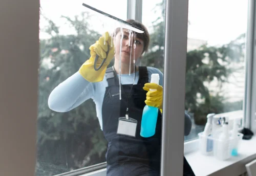 Nettoyage de vitres intérieures et extérieures à Harcy